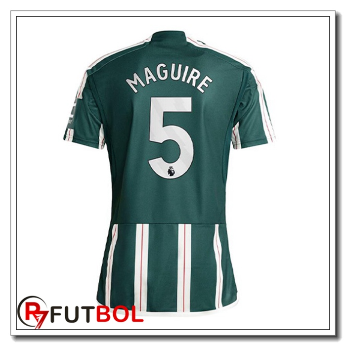 Comprar Camiseta Man United Maguire 5 Segunda Verde 23 24 Baratas Retro